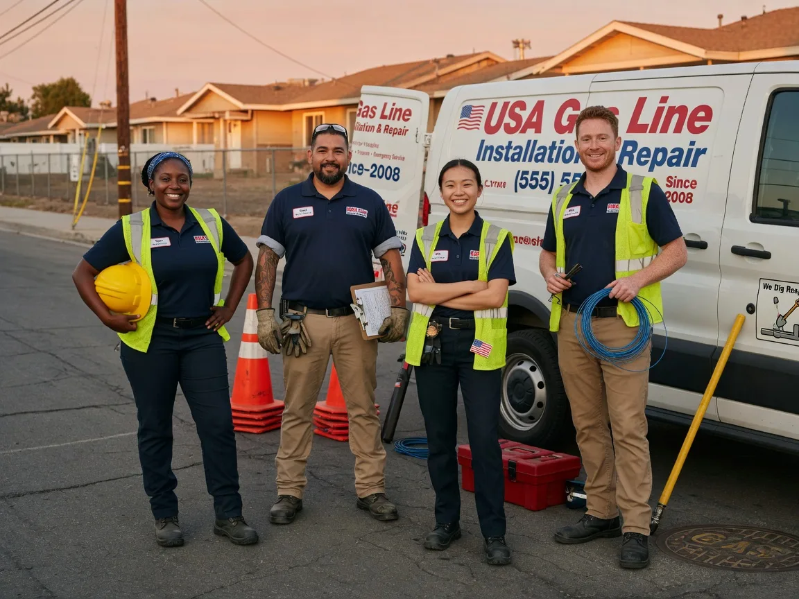 Gas Line Installation company in Nashoba, OK